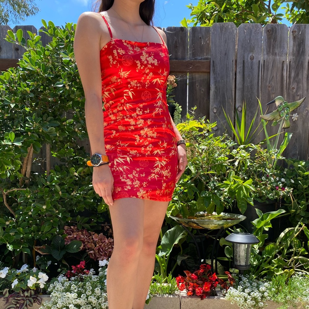 Red dress